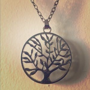 Silver Tree of Life Pendant Necklace